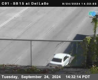 SB 15 at Del Lago bridge