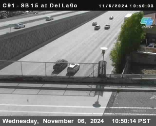 SB 15 at Del Lago bridge