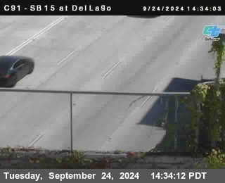 SB 15 at Del Lago bridge