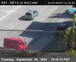 SB 15 at Del Lago bridge