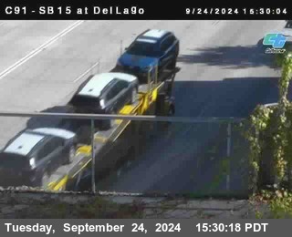 SB 15 at Del Lago bridge