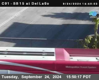 SB 15 at Del Lago bridge