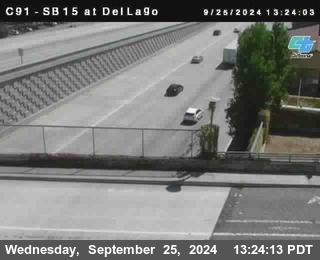 SB 15 at Del Lago bridge