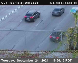 SB 15 at Del Lago bridge