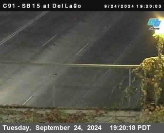 SB 15 at Del Lago bridge