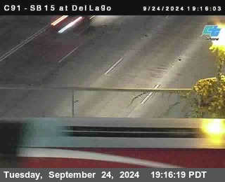 SB 15 at Del Lago bridge