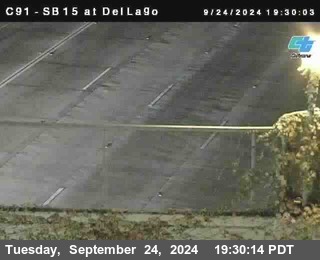 SB 15 at Del Lago bridge