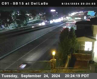 SB 15 at Del Lago bridge