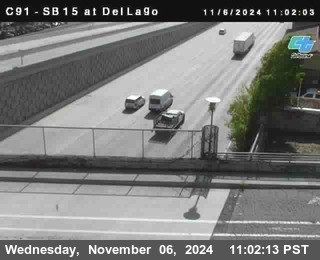 SB 15 at Del Lago bridge