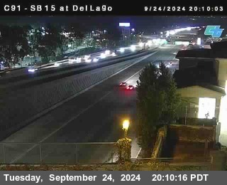 SB 15 at Del Lago bridge