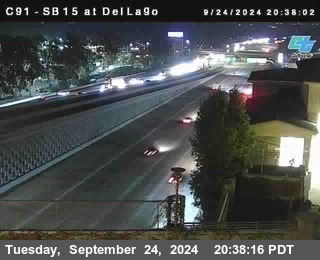 SB 15 at Del Lago bridge