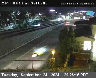 SB 15 at Del Lago bridge