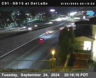 SB 15 at Del Lago bridge