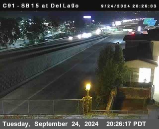 SB 15 at Del Lago bridge