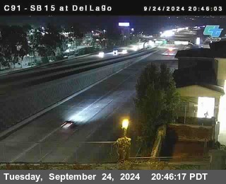 SB 15 at Del Lago bridge