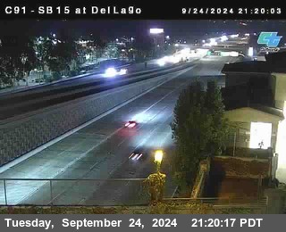 SB 15 at Del Lago bridge