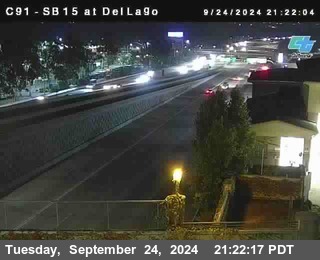 SB 15 at Del Lago bridge