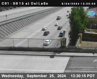 SB 15 at Del Lago bridge