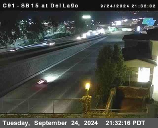 SB 15 at Del Lago bridge