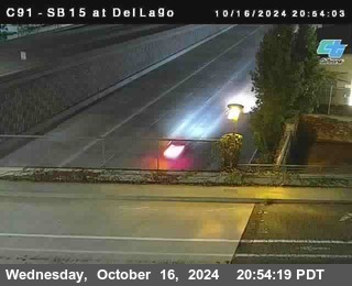 SB 15 at Del Lago bridge