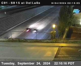 SB 15 at Del Lago bridge