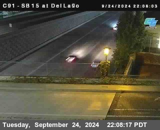 SB 15 at Del Lago bridge