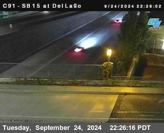 SB 15 at Del Lago bridge