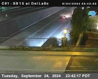 SB 15 at Del Lago bridge