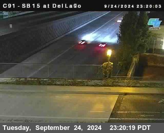 SB 15 at Del Lago bridge