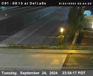 SB 15 at Del Lago bridge