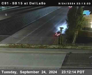 SB 15 at Del Lago bridge