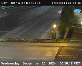 SB 15 at Del Lago bridge