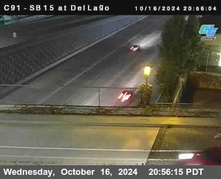 SB 15 at Del Lago bridge