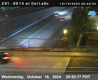 SB 15 at Del Lago bridge