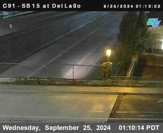 SB 15 at Del Lago bridge