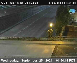 SB 15 at Del Lago bridge