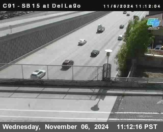 SB 15 at Del Lago bridge