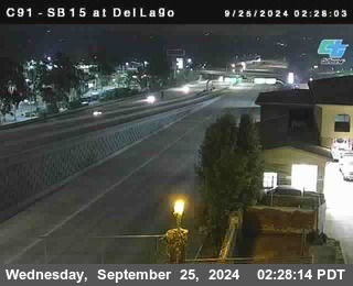 SB 15 at Del Lago bridge