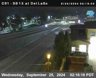 SB 15 at Del Lago bridge