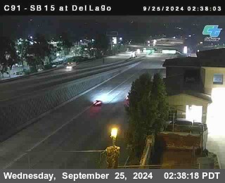 SB 15 at Del Lago bridge