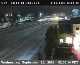 SB 15 at Del Lago bridge