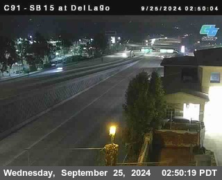 SB 15 at Del Lago bridge