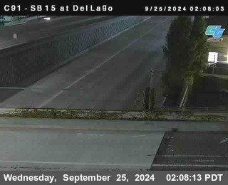 SB 15 at Del Lago bridge