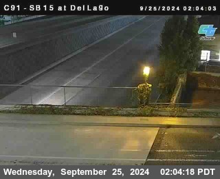 SB 15 at Del Lago bridge