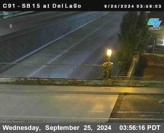 SB 15 at Del Lago bridge