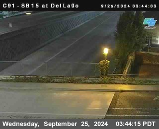 SB 15 at Del Lago bridge