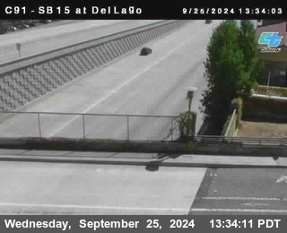 SB 15 at Del Lago bridge