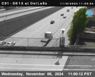 SB 15 at Del Lago bridge