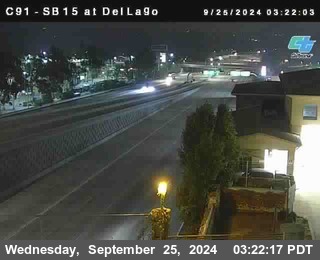 SB 15 at Del Lago bridge