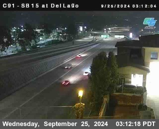 SB 15 at Del Lago bridge